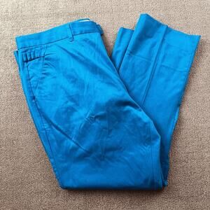 Royal And Awesome Pants Adult Size 40W 28L Blue Casual Trousers Men's